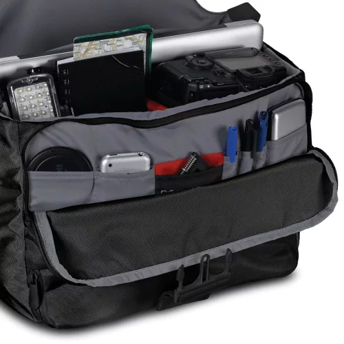 Manfrotto SM390-5BB (Unica V) Messenger táska - fekete színű