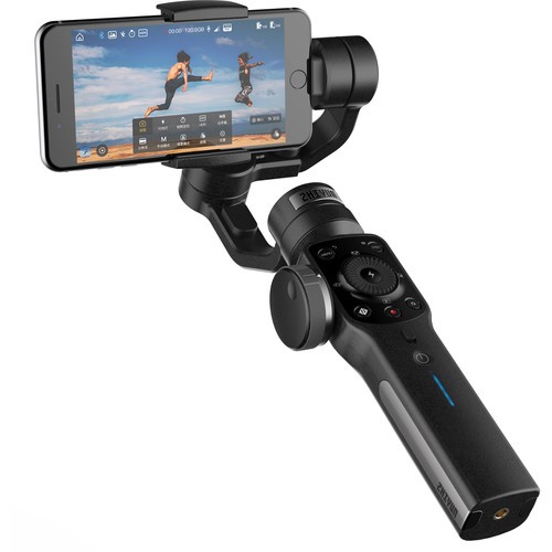 Zhiyun Smooth 4 motoros stabilizátor mobiltelefonokhoz - fekete színű