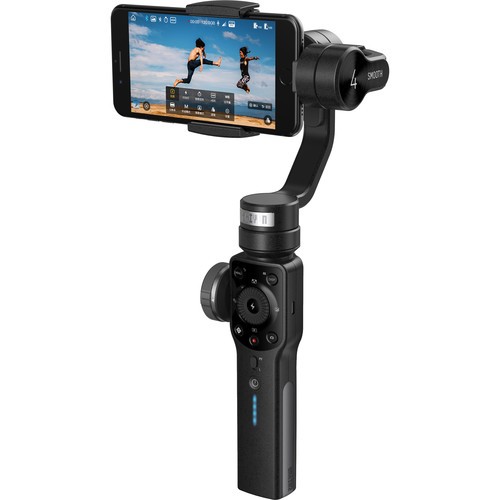 Zhiyun Smooth 4 motoros stabilizátor mobiltelefonokhoz - fekete színű