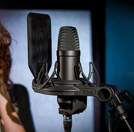 RODE SMR rezgésgátló mikrofonfogó Pop Filterrel és Rycote Lyre technológiával