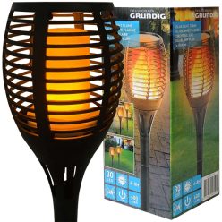   Grundig SOLAR Kerti lámpa leszúrható, tűzeffektes (SOL145501)