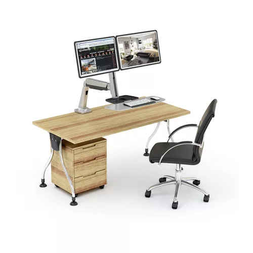 Stell SOS 3100 ülő/álló asztali munkaállomás