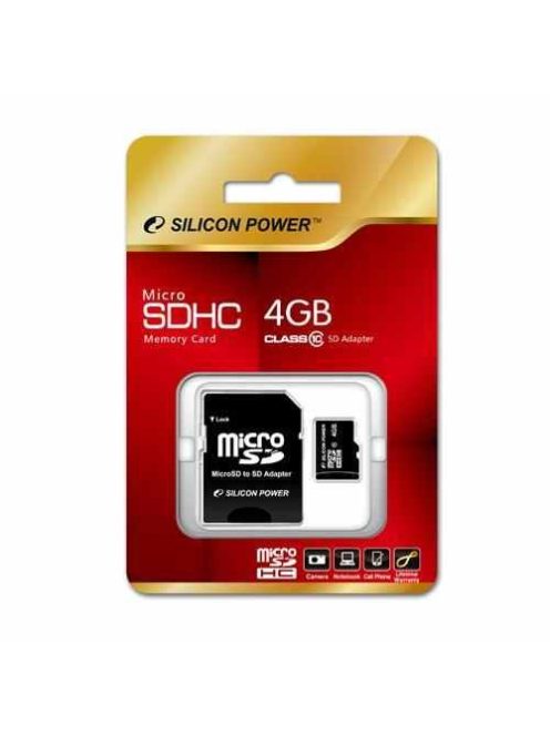 Silicon Power micro SDHC 4Gb (class 10)