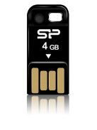 Silicon Power Touch T02 4GB pendrive (3 színben) (fekete)