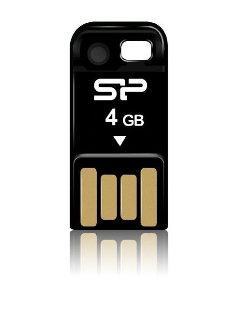 Silicon Power Touch T02 4GB pendrive (3 színben) (fekete)