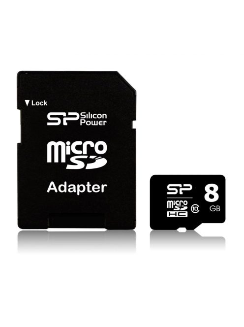 Silicon Power micro SDHC 8Gb (class 10) + SD adapter