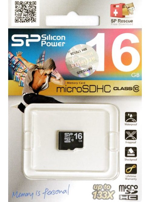 Silicon Power micro SDHC 16GB (class 10)