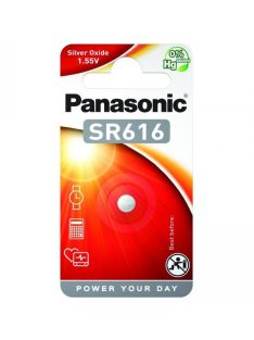 Panasonic SR616 ezüst-oxid óraelem (SR616EL/1BP)