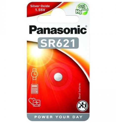 Panasonic SR621 ezüst-oxid óraelem (SR621EL/1BP)