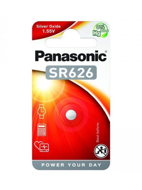 Panasonic SR626 ezüst-oxid óraelem (SR626EL/1BP)
