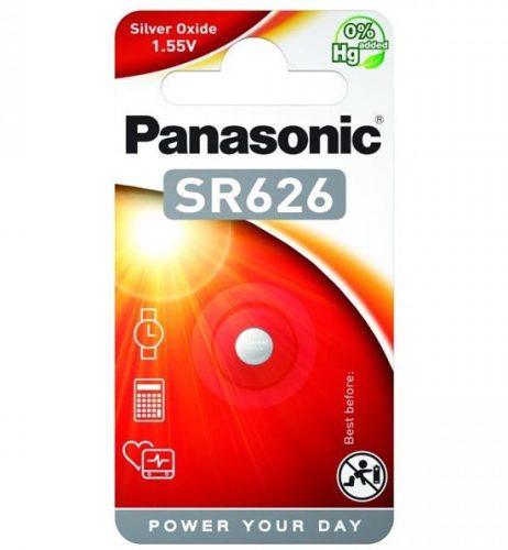Panasonic SR626 ezüst-oxid óraelem (SR626EL/1BP)