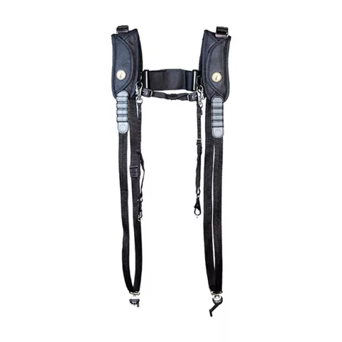 Sun-Sniper Rotaball-DPH Double plus Harness dupla fényképezőgép-vállszíj (acélsodronyos)
