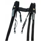 Sun-Sniper Rotaball-DPH Double plus Harness dupla fényképezőgép-vállszíj (acélsodronyos)