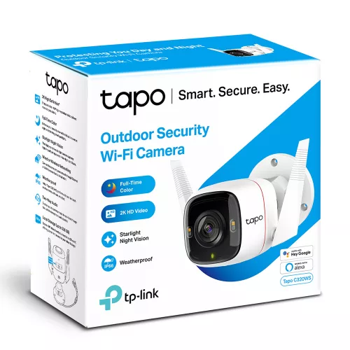 TP-LINK Tapo C320WS (3MP) kültéri biztonsági Wi-Fi kamera