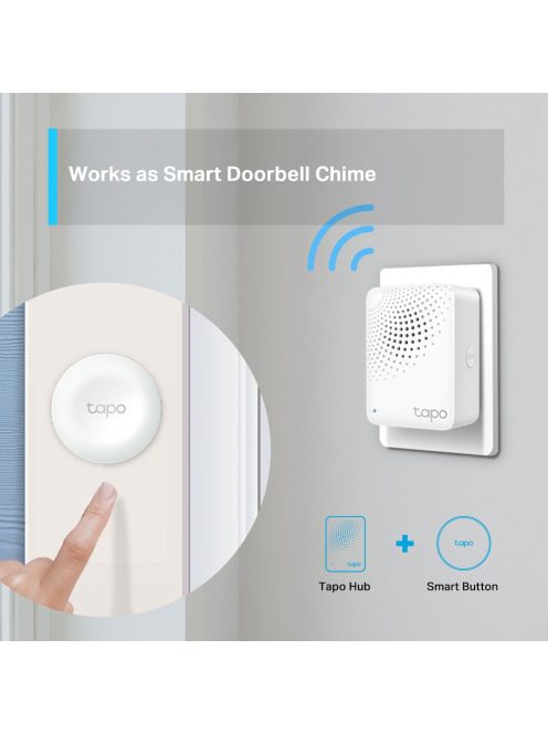 TP-LINK Tapo H100 Tapo Smart IoT Hub + csengő/sziréna