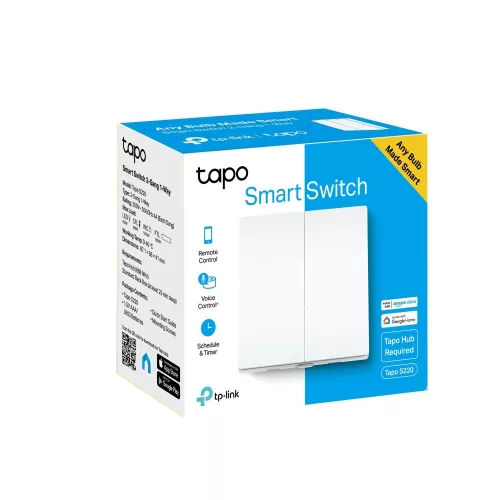 TP-LINK Tapo S220 Okos Fali kapcsoló (dupla)