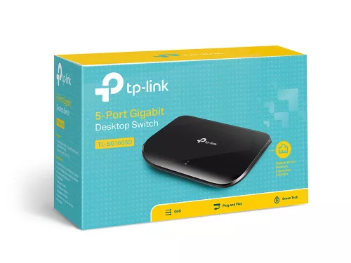 TP-LINK TL-SG1005D 5 portos, gigabites asztali switch