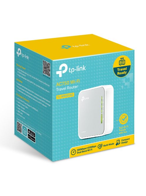 TP-LINK TL-WR902AC vezeték nélküli, utazó router