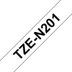 BROTHER TZe-N201 (3.5mm / 800cm) (fehér alapon / fekete)