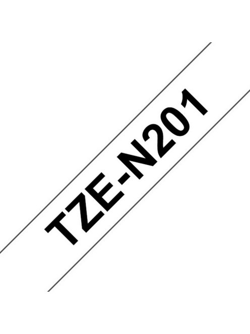 BROTHER TZe-N201 (3.5mm / 800cm) (fehér alapon / fekete)