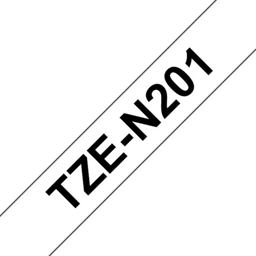 BROTHER TZe-N201 (3.5mm / 800cm) (fehér alapon / fekete)