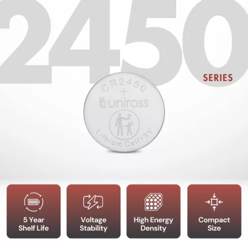 UNIROSS CR2450 gombelem (3V)