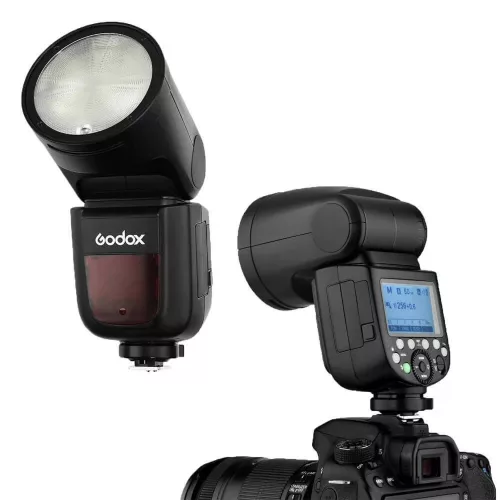 GODOX V1-C Körfejű Rendszervaku (TTL) (HSS) (for Canon)
