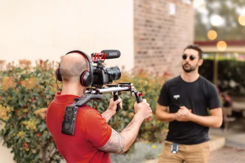 RODE VideoMic NTG professzionális kamera és USB mikrofon Rycote Lyre felfüggesztéssel