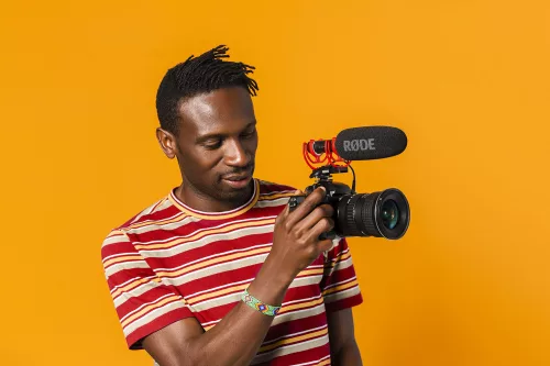 RODE VideoMic NTG professzionális kamera és USB mikrofon Rycote Lyre felfüggesztéssel
