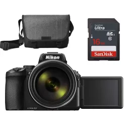   Nikon Coolpix P950 + táska + 16GB SD kártya (black) (VQA100K001)