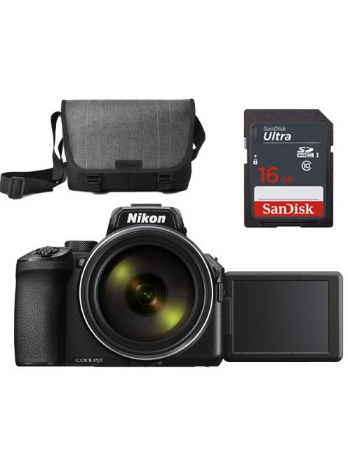 Nikon Coolpix P950 + táska + 16GB SD kártya (black) (VQA100K001)