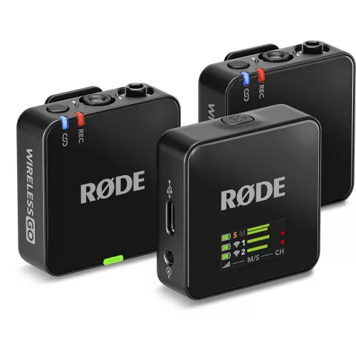 RODE Wireless GO GEN3 két csatornás vezeték nélküli mikrofon rendszer, fekete