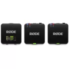 RODE Wireless GO GEN3 két csatornás vezeték nélküli mikrofon rendszer, fekete
