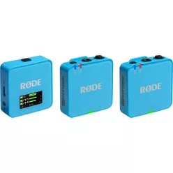   RODE Wireless GO GEN3 két csatornás vezeték nélküli mikrofon rendszer, kék