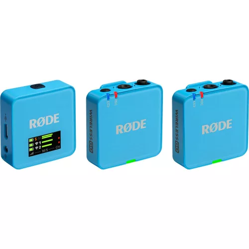 RODE Wireless GO GEN3 két csatornás vezeték nélküli mikrofon rendszer, kék