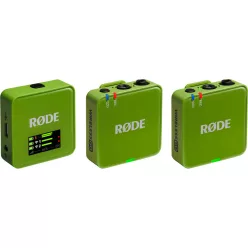   RODE Wireless GO GEN3 két csatornás vezeték nélküli mikrofon rendszer, zöld