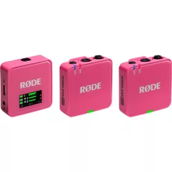   RODE Wireless GO GEN3 két csatornás vezeték nélküli mikrofon rendszer, rózsaszín