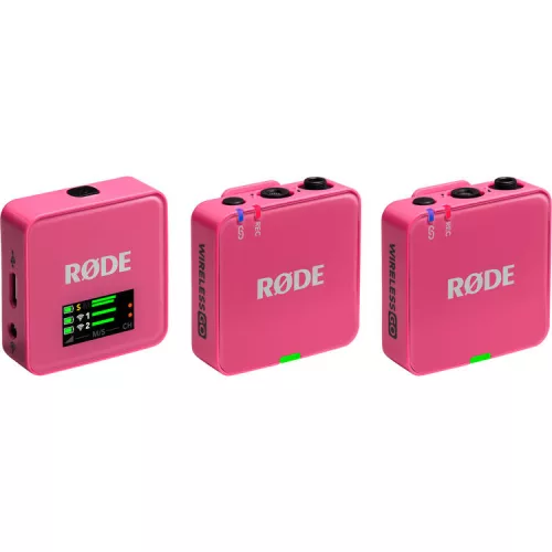 RODE Wireless GO GEN3 két csatornás vezeték nélküli mikrofon rendszer, rózsaszín