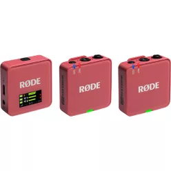   RODE Wireless GO GEN3 két csatornás vezeték nélküli mikrofon rendszer, rozé