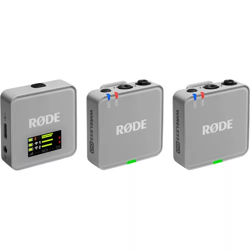 RODE Wireless GO GEN3 két csatornás vezeték nélküli mikrofon rendszer, szürke