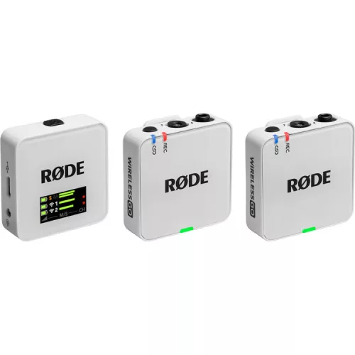 RODE Wireless GO GEN3 két csatornás vezeték nélküli mikrofon rendszer, fehér