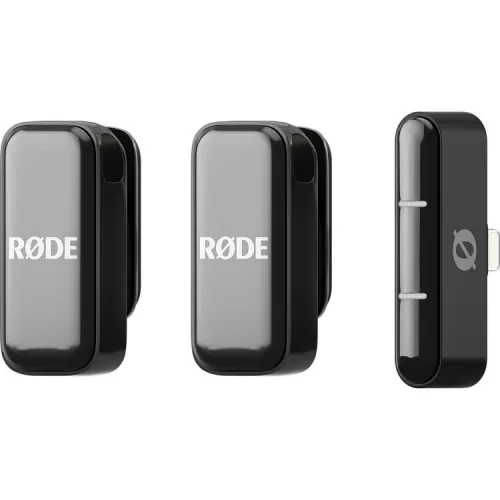 RODE Wireless Micro-C két csatornás kompakt vezeték nélküli mikrofon (USB-C), fekete