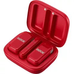   RODE Wireless Micro-C két csatornás kompakt vezeték nélküli mikrofon (USB-C), piros