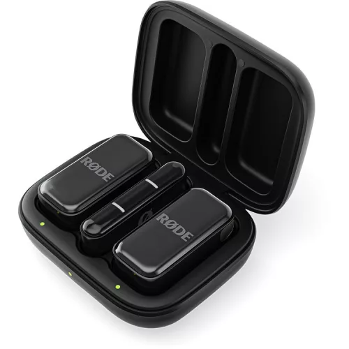 RODE Wireless Micro-L két csatornás kompakt vezeték nélküli mikrofon (Lightning), fekete