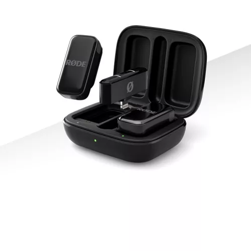 RODE Wireless Micro-L két csatornás kompakt vezeték nélküli mikrofon (Lightning), fekete