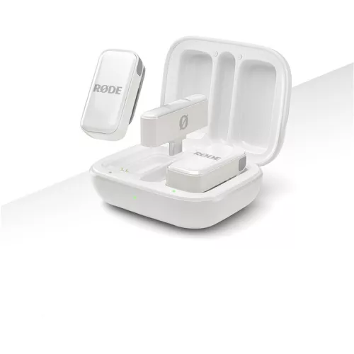 RODE Wireless Micro-L két csatornás kompakt vezeték nélküli mikrofon (Lightning), fehér