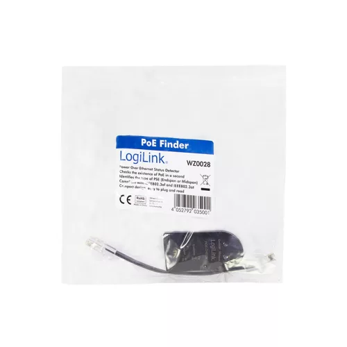 LogiLink WZ0028 Power Over Ethernet Status Detector (PoE kereső)