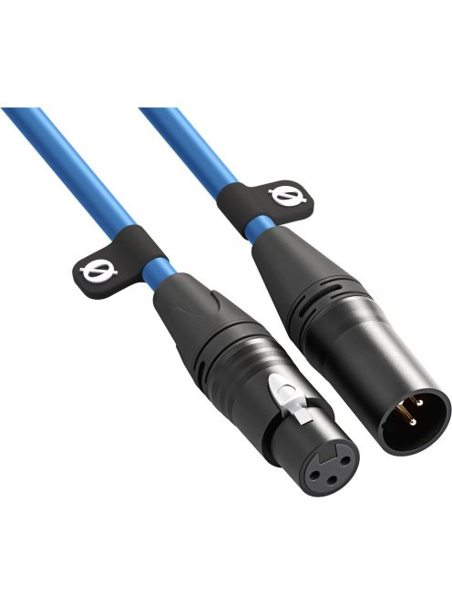 RODE XLR // XLR kábel (3m) (apa // anya) (blue) (XLR3M-B)