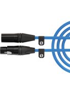 RODE XLR // XLR kábel (3m) (apa // anya) (blue) (XLR3M-B)