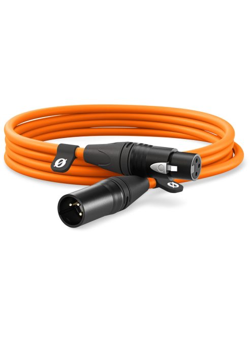 RODE XLR // XLR kábel (3m) (apa // anya) (orange) (XLR3M-O)